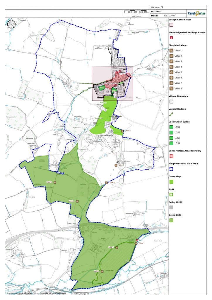 Hunsdon Area Neighbourhood Plan Map